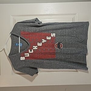 NCAA Ohio State Tee V Neck Size L